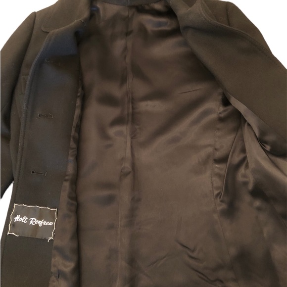Vintage Holt Renfrew long sleeve blazer or jacket in black. Size XS. - Picture 3 of 6